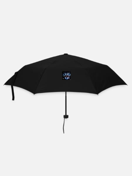 big eyes cat - Umbrella (small) - black