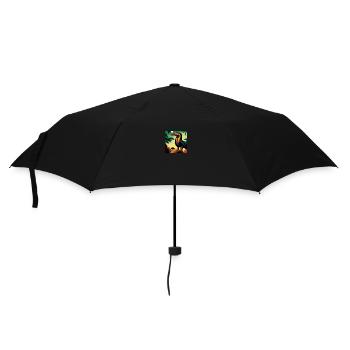 Toucan parrot - Umbrella (small) - black - Front