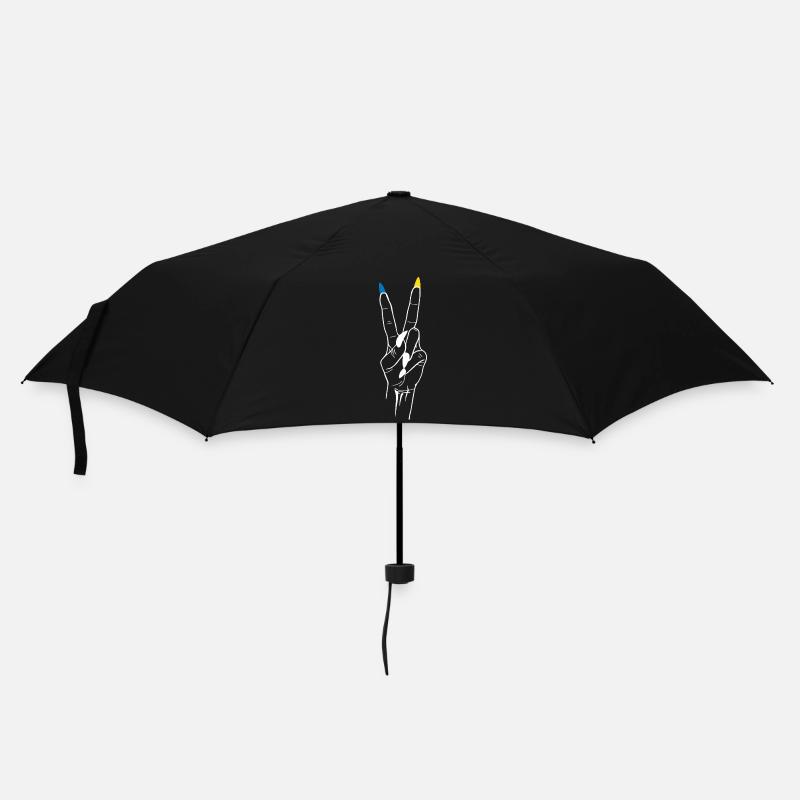 Peace Ukraine Victory - Umbrella (small) - black