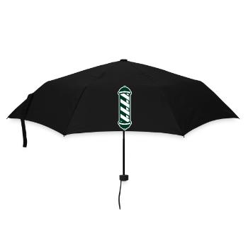 Barberpole Stange Barber - Regenschirm (klein) - Schwarz - Vorne