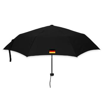 Drapeau allemand - Parapluie standard - noir - Devant