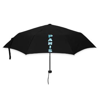 Paris France City Font Skyline Accueil - Parapluie standard - noir - Devant