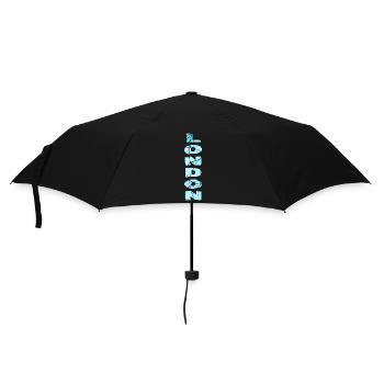 London England UK City Font Skyline Home - Umbrella (small) - black - Front