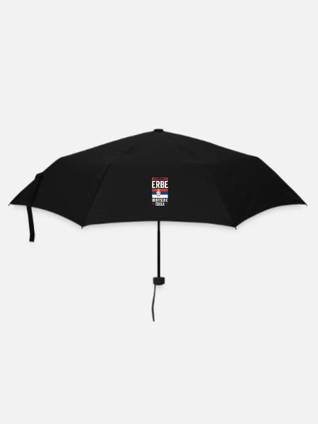 Serben Serbisch Deutschland Serbien - Regenschirm (klein) - Schwarz