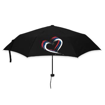 Drapeau de la Serbie - Parapluie standard - noir - Devant