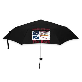 Drapeau de Terre-Neuve - Parapluie standard - noir - Devant