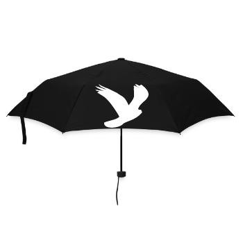 Bird Eagle Birds Fly - Umbrella (small) - black - Front