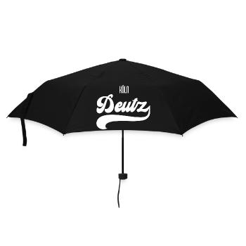 Köln Deutz - Regenschirm (klein) - Schwarz - Vorne