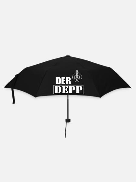 Junggesellenabschied 2022 Depp Security Der Depp - Regenschirm (klein) - Schwarz