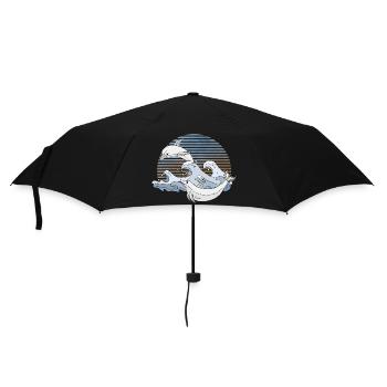 Delphine - Regenschirm (klein) - Schwarz - Vorne
