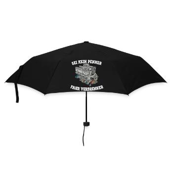 SEI KEIN PENNER FAHR VERBRENNER - Regenschirm (klein) - Schwarz - Vorne