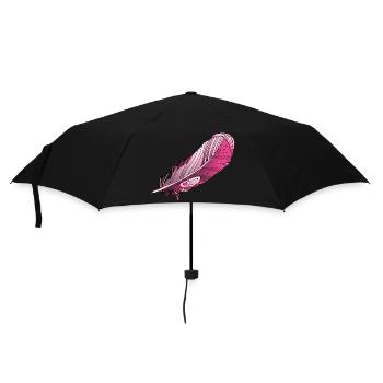 Feather - Umbrella (small) - black - Front