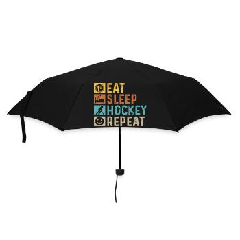 Cadeau de sport d’équipe du club de hockey sur glace - Parapluie standard - noir - Devant