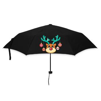 Christmas Santa Claus Gifts - Umbrella (small) - black - Front