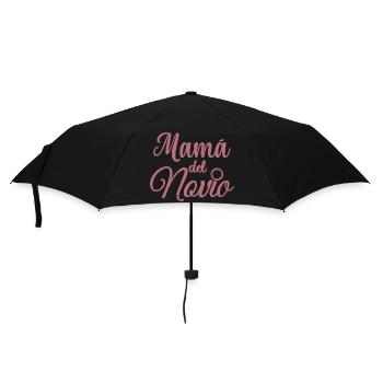 Mama del Novio Groom's Mom Wedding Gift - Umbrella (small) - black - Front