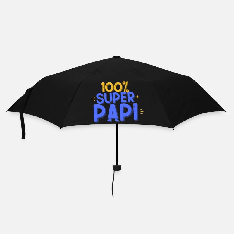 Papi Cadeau Super papi humour - Parapluie standard - noir