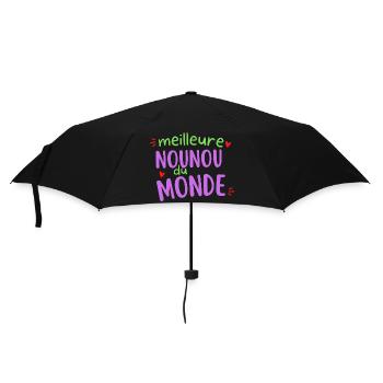 Meilleure Nounou Dun monde Cadeau Femme - Parapluie standard - noir - Devant