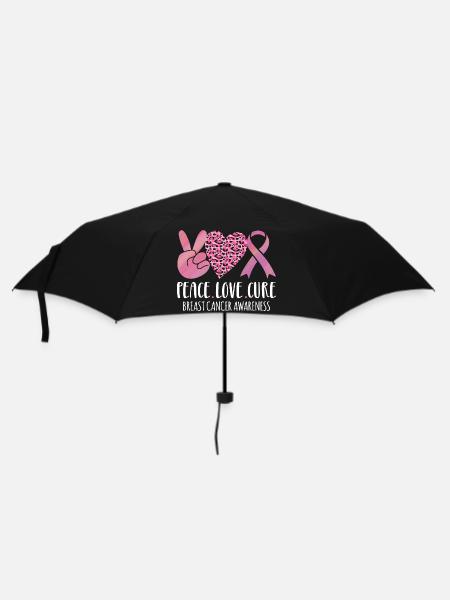 Breast Cancer Awareness - awareness- - Umbrella (small) - black