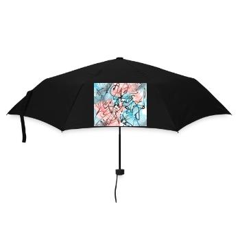 Crazysplash - Regenschirm (klein) - Schwarz - Vorne