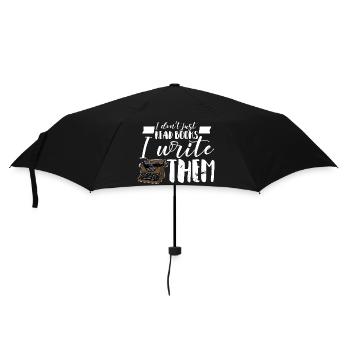 Books Writer Writer Profession Typewriter - Umbrella (small) - black - Front