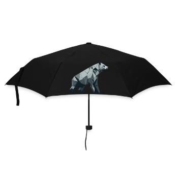 Abstract Bear - Umbrella (small) - black - Front