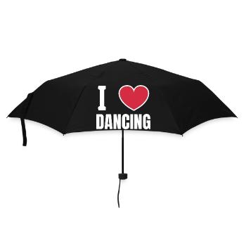 Dancing Dance Music - Umbrella (small) - black - Front