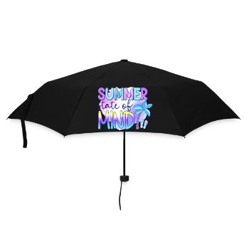 Summer surf croatia beach paradise party vibes Usa - Umbrella (small) - black - Front