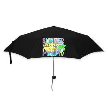 Summer surf croatia beach paradise party vibes Usa - Umbrella (small) - black - Front