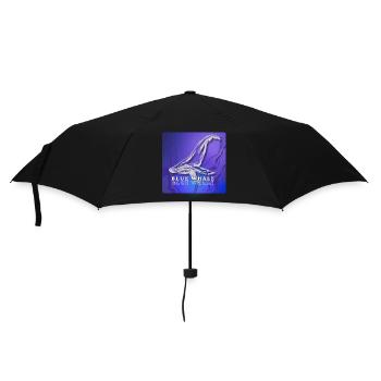 BLUE WHALE - Regenschirm (klein) - Schwarz - Vorne