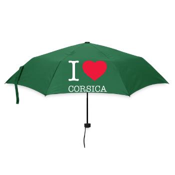 I LOVE CORSICA Korsika - Umbrella (small) - bottlegreen - Front