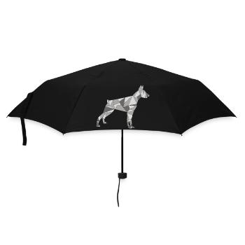 GEOMETRIC DOBERMAN - Umbrella (small) - black - Front