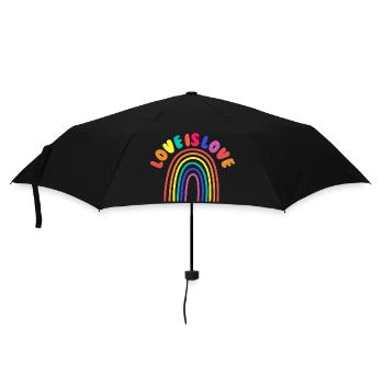 L’amour est tout - Parapluie standard - noir - Devant