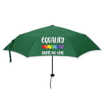 Mois de la fierté LGBT - L’égalité ne fait de mal à personne - Parapluie standard - vert bouteille - Devant