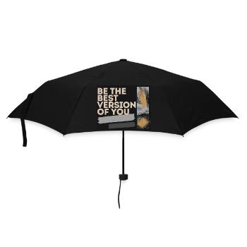 Motivation, soyez vous-même ! - Parapluie standard - noir - Devant