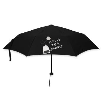 Es ist ein Tee Shirt | lustige Bilder, Kleidung - Regenschirm (klein) - Schwarz - Vorne