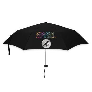 EMIL - Beautiful boy name with dinosaur - Umbrella (small) - black - Front
