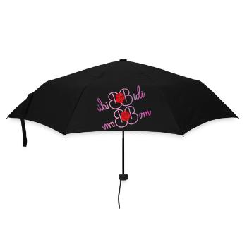 Bidi Bidi Bom Bom - Panish Dance - Spanisches Fest - Regenschirm (klein) - Schwarz - Vorne