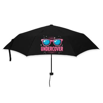 Undercover Speech - Funny Costume with Sun Bril - Umbrella (small) - black - Front