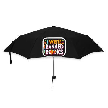 I Write Banned Books 19 - Regenschirm (klein) - Schwarz - Vorne