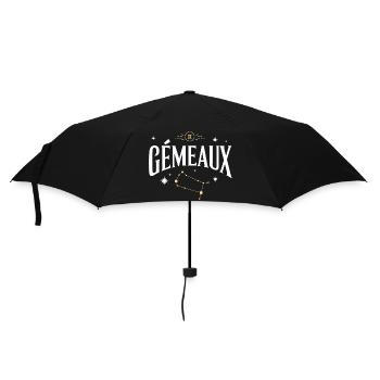 Signe astro gémeaux - Parapluie standard - noir - Devant