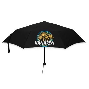 Kanaren als Urlaub - Regenschirm (klein) - Schwarz - Vorne