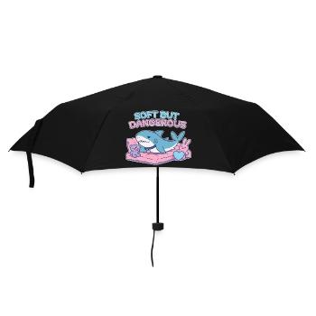 BLAHAJ – Soft & Danger - Umbrella (small) - black - Front
