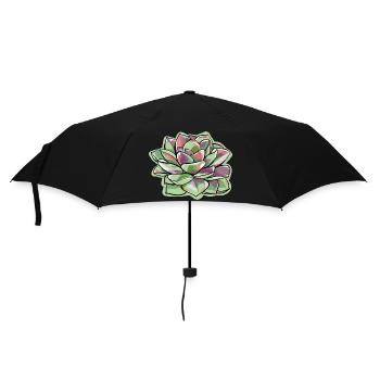 Echeveria Fat Leaf Rosette Succulent - Umbrella (small) - black - Front
