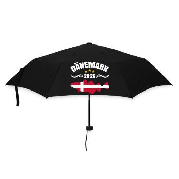 Vacances de pêche Danemark 2026 - Parapluie standard - noir - Devant