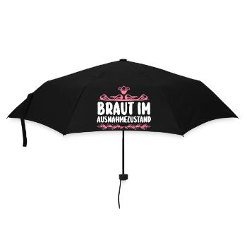 Bachelor Party Team Bride Hen Party - Umbrella (small) - black - Front