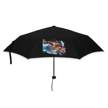 Wassersport Splash Schwimmen - Regenschirm (klein) - Schwarz - Vorne