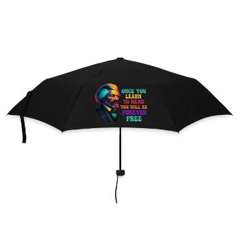 Une fois que tu auras appris à lire, tu seras libre - Parapluie standard - noir - Devant