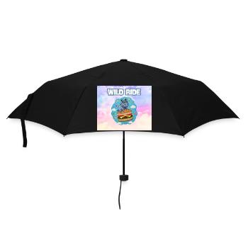 Champ de burgers Hippo Wild Ride - Parapluie standard - noir - Devant