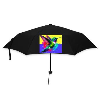 hummingbird - Umbrella (small) - black - Front