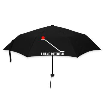 Physics joke for men, funny science, I h - Umbrella (small) - black - Front
